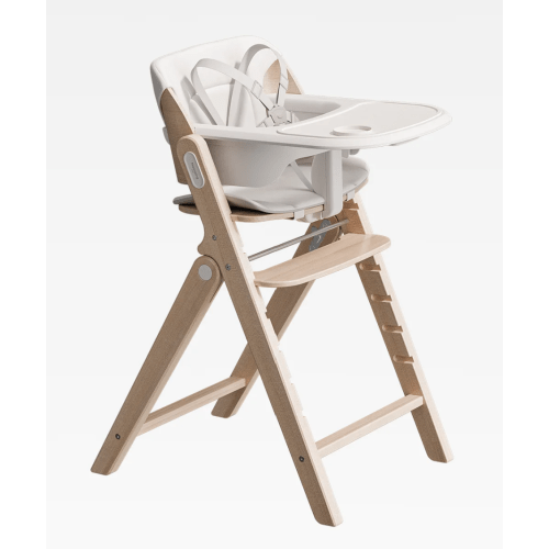 Eco-Friendly Foldable High Chair Adjusts to Toddler Chair