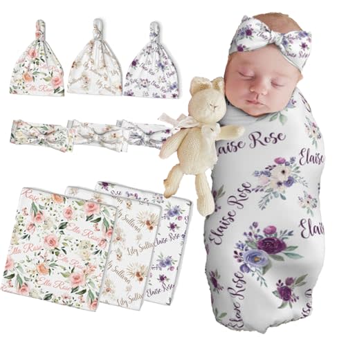 Personalized Baby Blanket Personalized Baby Blankets for Girls Boys Pesonnalized Baby Gifts Custom Baby Blanket Baby Swaddle