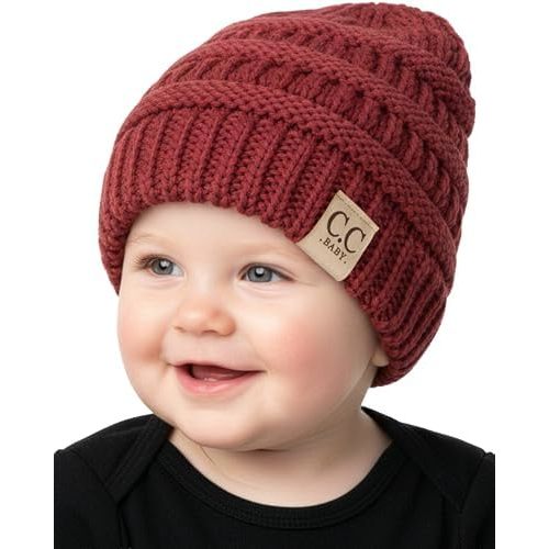Funky Junque Baby Winter Hat – Cute Newborn Hats, Cozy Warm Infant Beanie, Soft Knit Stocking Stuffer for Babies 0–12 Months