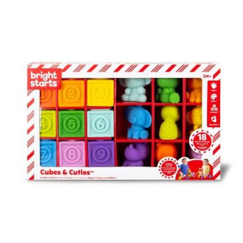 Bright Starts Block and Buddies Holiday Baby Toy Gift Set - 18pc
