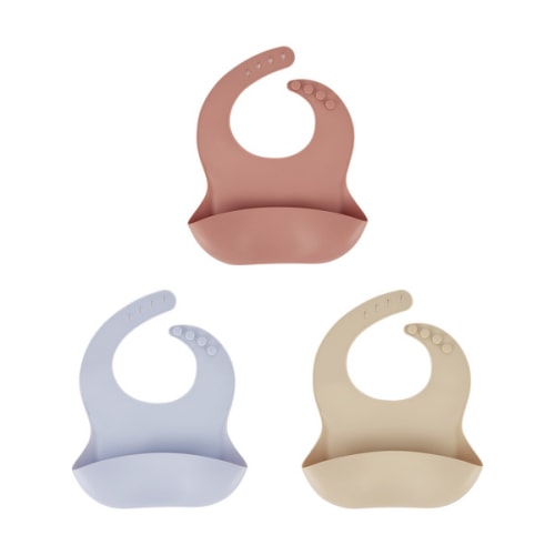 Silicone Bib, Assorted - Anko