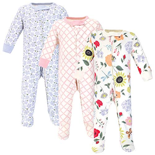 Touched by Nature Baby Girls' Organic Cotton Sleep and Play