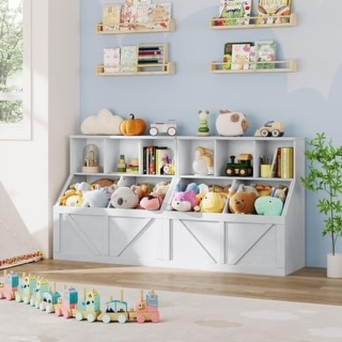 Stable and Safe Kids Toy Storage Organizer - Multifunctional Cabinet