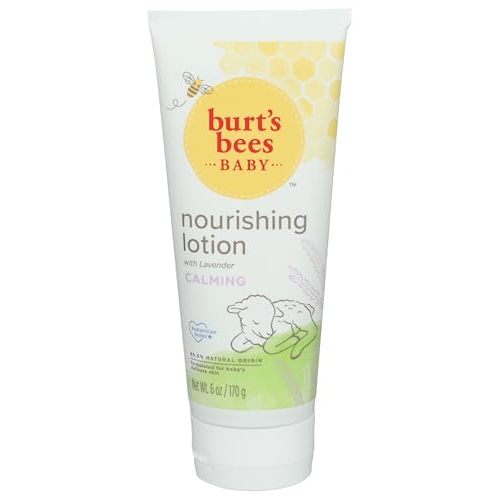 Burt's Bees Baby Nourishing Lotion, Calming Baby Lotion - 6 Ounce Tube
