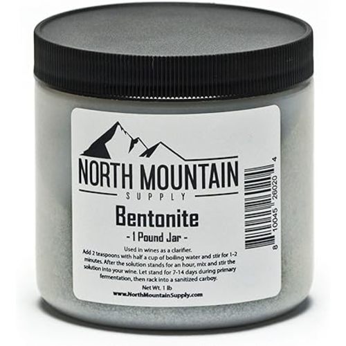 North Mountain Supply - BT-1lb Food Grade Bentonite Clay (1 Pound)