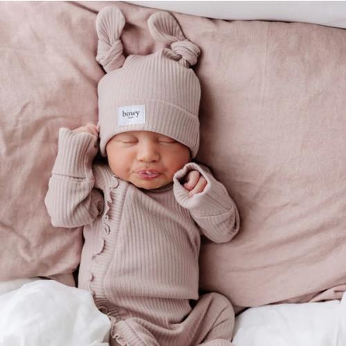 Double Knot Beanie - Rose