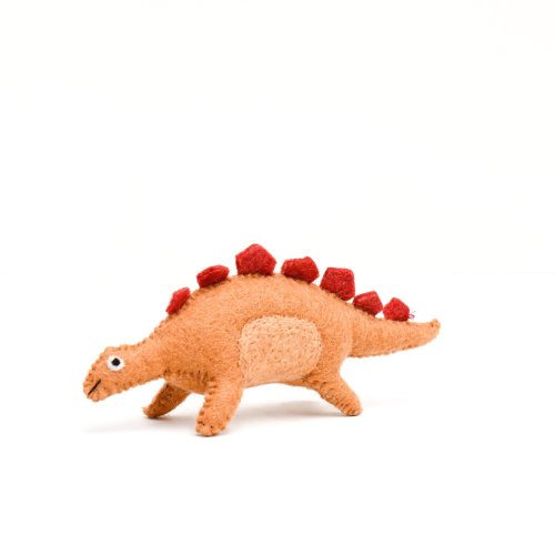 Felt Stegosaurus Dinosaur Toy / Dinosaur Toy made from Wool Felt