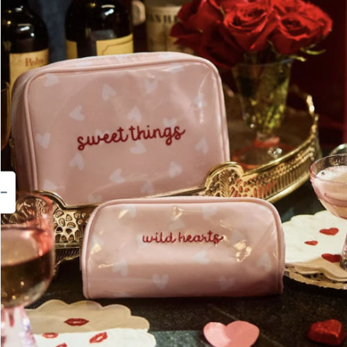 Large Patterned Toiletry Bag