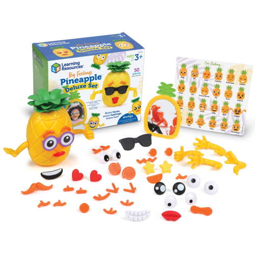 Learning Resources Big Feelings Pineapple Deluxe Set Social Emotional Toys for Toddlers, Ages 3+