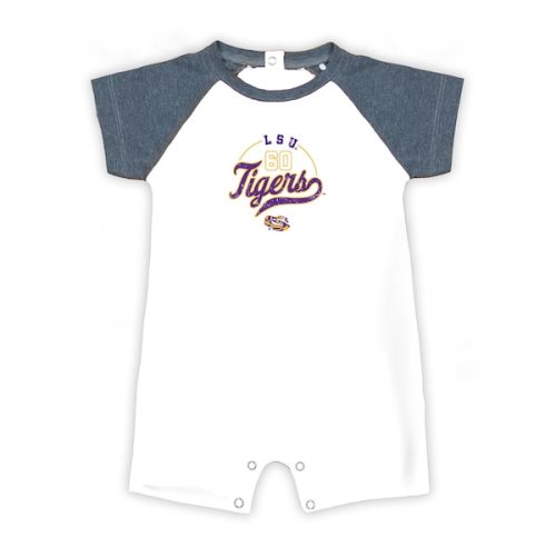 LSU Tigers Garb Infant Randy Romper - White