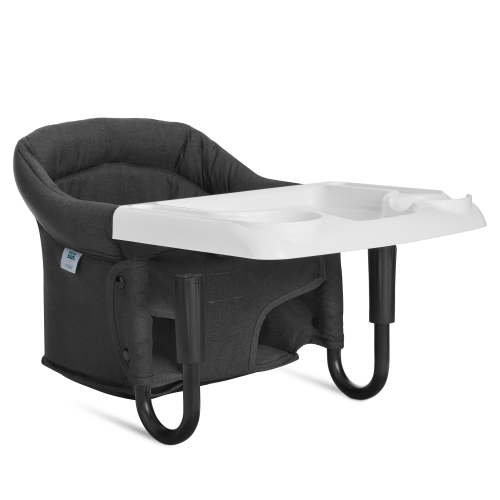 Evolur Clamp On Comfort Table Chair, Black