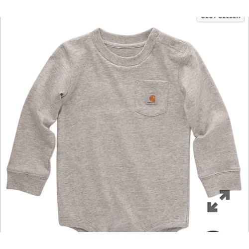 Kids' Long-Sleeve Pocket Bodysuit | Shop all Boys | Carhartt