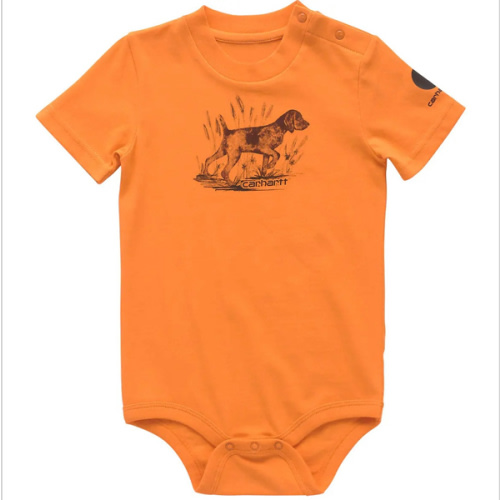 Boys' Short Sleeve Dog Bodysuit(Infant) | New Kids Gear | Carhartt