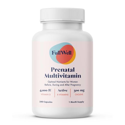 Prenatal Vitamins | Choline, folate, Vitamin D for fetal Growth, Brain Development | 26+ Vital Nutrients | Dietitian-Formulated, OBGYN Recommended, Non-GMO, 3rd Party Tested, 30 Servings