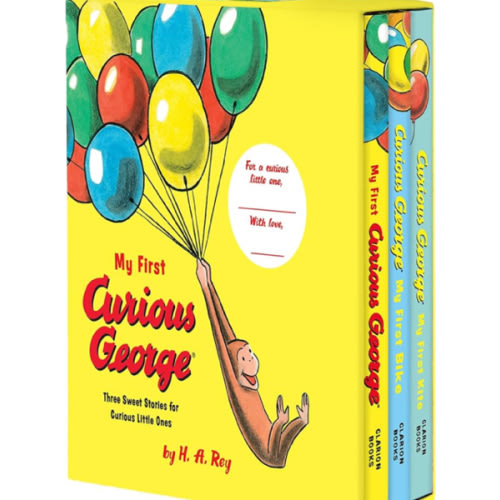 My First Curious George 3-Book Box Set: My First Curious George, Curious George: My First Bike, Curious George: My First Kite: A Playful Introduction to Curious George