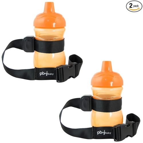 SippyPal Sippy Cup Holder Strap Accessory Tether, 2 Pack | Baby Travel Gear, Secure Cups