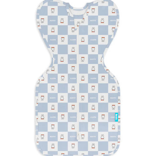 Swaddle Up™ 1.0 TOG Cotton Blue Miffy Checker