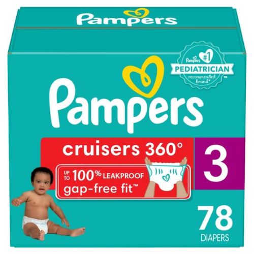 Pampers Cruisers 360 Disposable Diapers - (Select Size and Count)