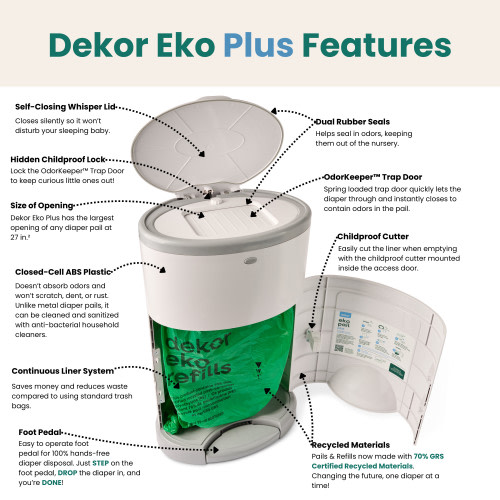 Eko Plus Pail - White