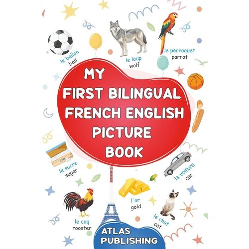 My first bilingual French English picture book: 500 words in the French language - A visual dictionary with illustrated words on everyday themes - Learn French vocabulary for kids and beginner adults Paperback – March 2, 2024
