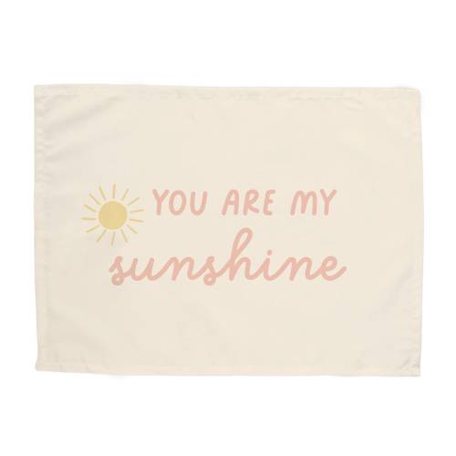 Your Are My Sunshine Easy Hang Banner™ for Girl's Rooms, Girl's Playroom & Girl's Nursery. Wall Decor for Girl's Room., Girl Room Art