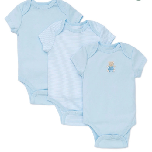 Cute Bear 3-Pack Bodysuits