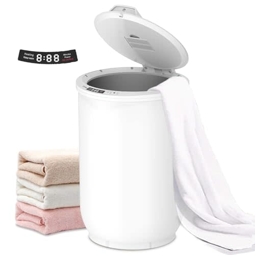 Trydow Ultra Large Capacity Towel Warmer Bucket, Rapid Heating with Timer, One-Button Digital Display Control, Safety Lock, Gifts for Him & Her, Auto Shut-Off, Fits 2 Large, Blankets, Bathrobes, PJ's