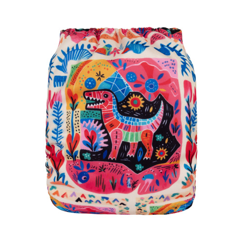 ALVABABY Positioning Cloth Diaper - One Size Adjustable Washable & Reusable Diaper for Babies and Toddlers (YDP232A)