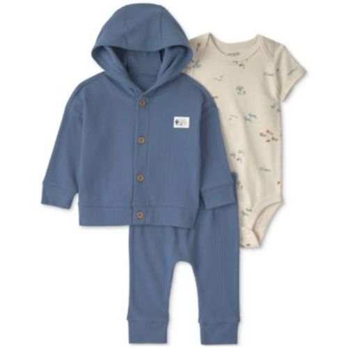Baby Boys' Layering Bodysuit, Cardigan and Pants, 3-Piece Set