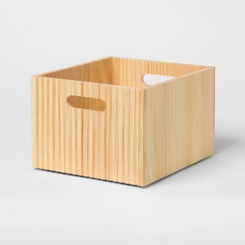 Small Wood Bin Natural - Brightroom™