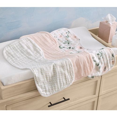 Meredith Muslin Burp Cloth, Set of 3