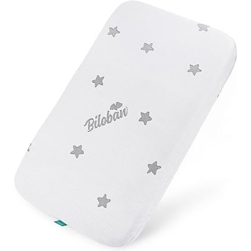 Biloban Surmatelas pour berceau 83,8 x 50,8 x 2 cm, imperméable, respirant et doux, compatible avec lit de chevet TCBunny 2 en 1 pour bébé et lit de chevet Besrey