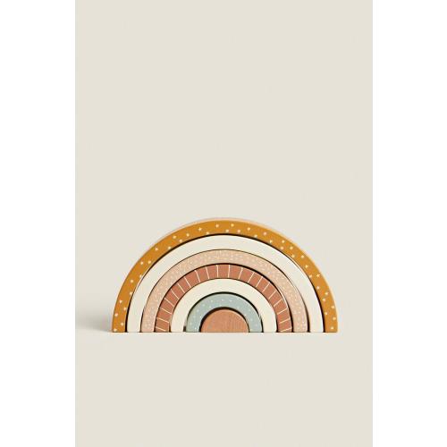 CHILDREN'S TOY RAINBOW BLOCKS