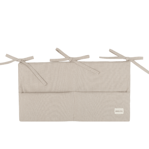 Crib Organizer Beige Stripes