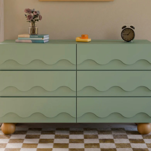 Babyletto Kids Lido Wave 6-Drawer Assembled Dresser