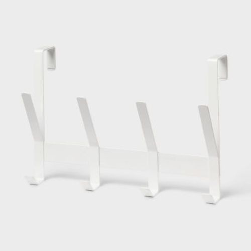 Over The Door 4 Hook - White - Brightroom™