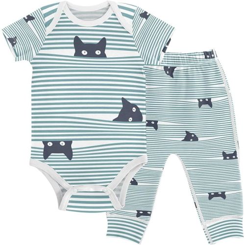 Baby Clothes Set Infant Bodysuits Pants Sets 0-24M For Boys Girls