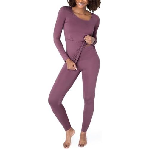 Kindred Bravely Jane Maternity Pajamas & Postpartum Lounge Sets for Women, Long Sleeve Nursing Pajamas