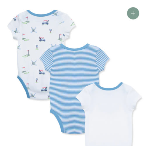 Golf Club 3-Pack Bodysuits