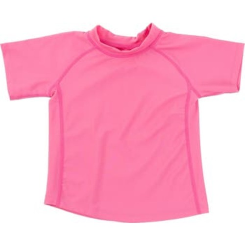 Kids Short Sleeve Rash Guard, UPF 50+ Swim Shirt, 18-24M