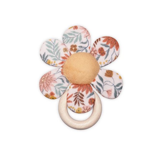 Flower Teething Ring - Zinnia Bloom