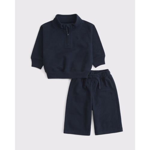 baby essential icon quarter-zip set
