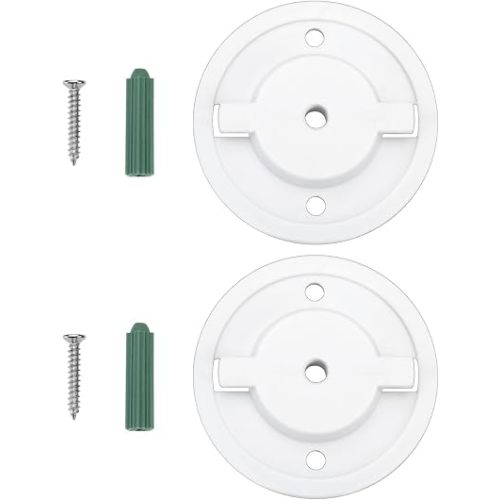 ECSiNG 2 Set Smart Camera Wall Mounting Base TL70 Accessories Compatible with Tapo C200 Compatible with TP-Link C210 White 55cm with Screw
