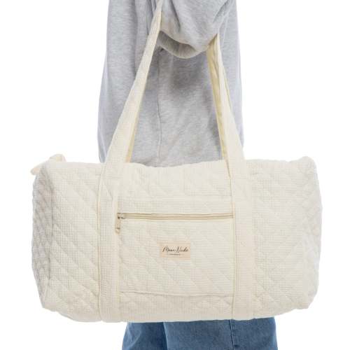 Cream Large Duffel Bag