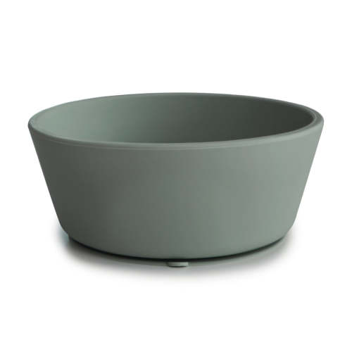 Mushie Baby Silicone Suction Bowl - Dried Thyme