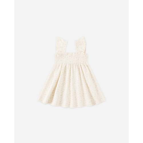 Smocked Jersey Dress Ditsy