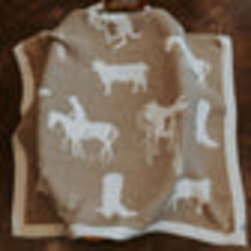 Rustic Roots Soft Plush reversible Baby Blanket – Cowkid Clothing Company