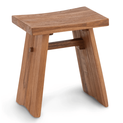 Teak Shower Stool - Natural