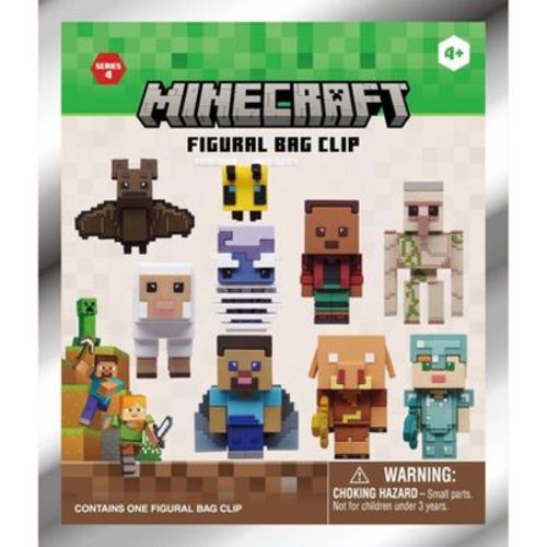 Minecraft Surprise Figural 3D Bag Clip