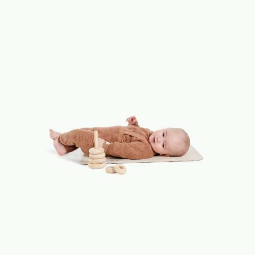 Micro Changing Mat - Ivory Scallop